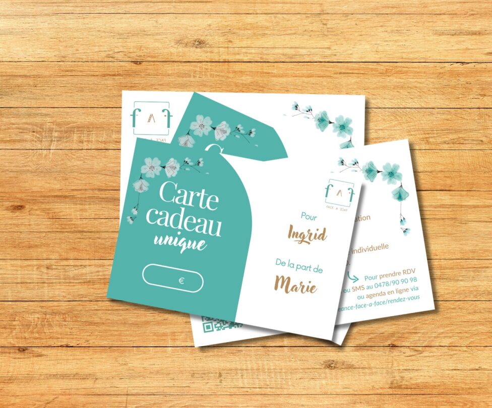 Offrez une séance Face à Face : les cartes cadeaux sont disponibles